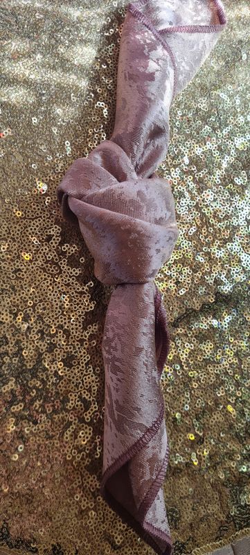 Șervete brocart roz prăfuit-model ape