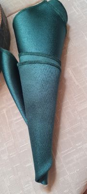 Șervete brocart satinat verde-albastrui