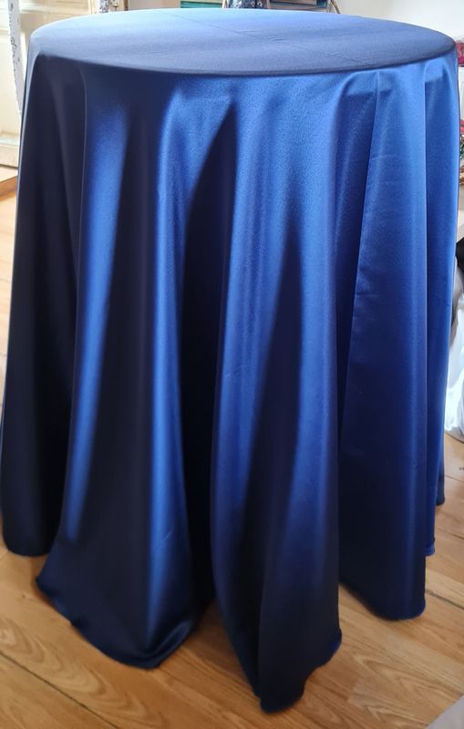 Fețe masa brocart bleumarin