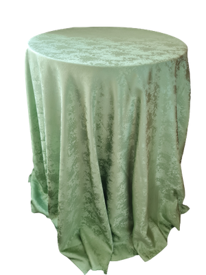 Fata masa d=320 cm, brocart verde deschis