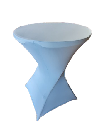 Husa lycra  baby-blue masă cocktail