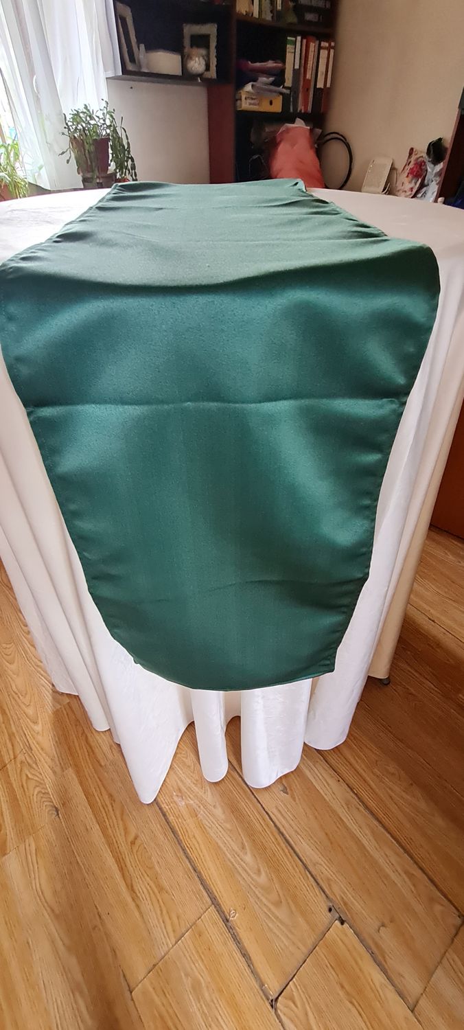 Napron brocart satinat verde smarald