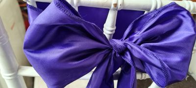 Eșarfe decorative satin mov