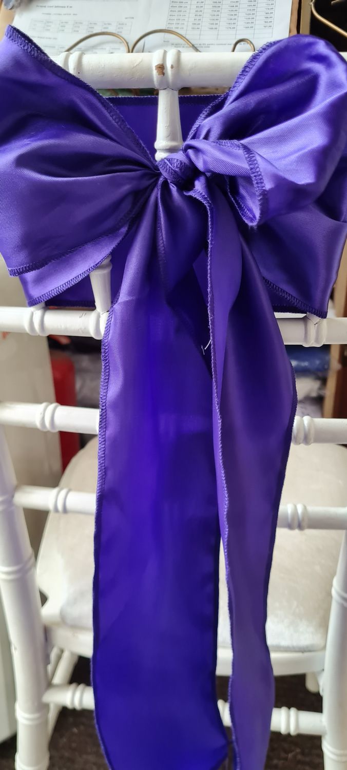 Eșarfe decorative satin mov