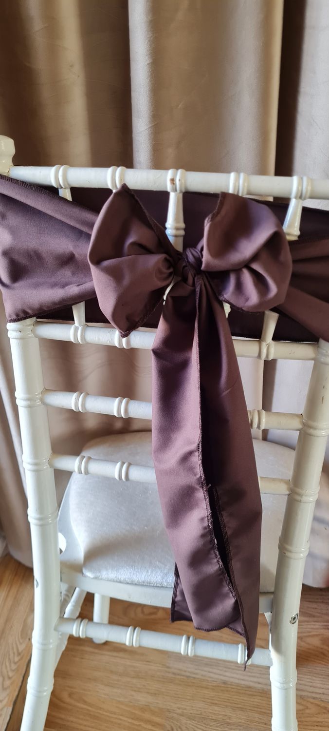 Esarfe 15x220 cm microfibra maro