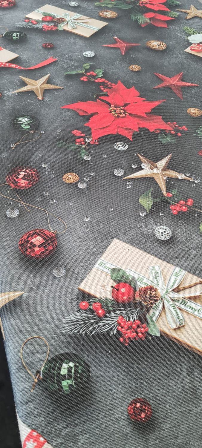 Față de masa țesătură impermeabila ”Merry Christmas”