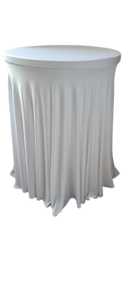 Husa alba lycra - masa cocktail