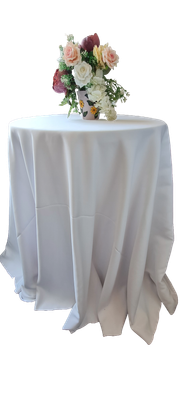 Față masa blackout alb