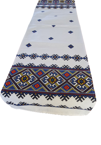 Traversă/ ștergar tematică rustică  (albastru)