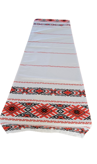 Napron motive traditionale (roșu)