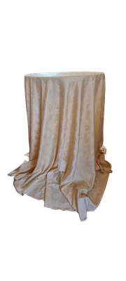 Față de masă brocart crem model ape