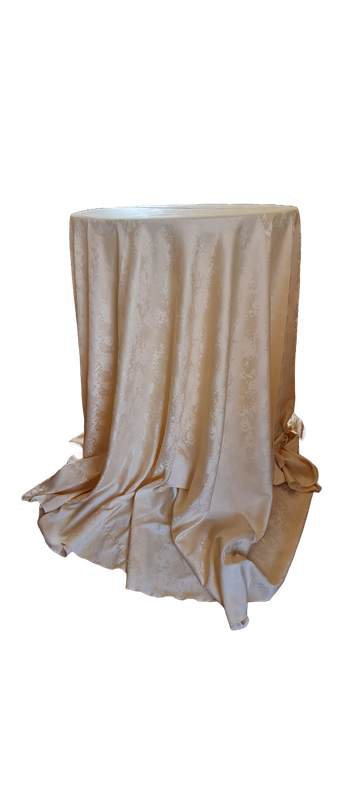 Față de masă brocart crem model ape