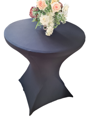 Husa masa cocktail - lycra negru