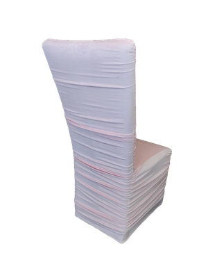 Husă scaun catifea elastică roz pudră Husă scaun catifea elastică roz pudră