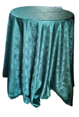 Față de masă brocart verde, model ape Față de masă brocart verde, model ape