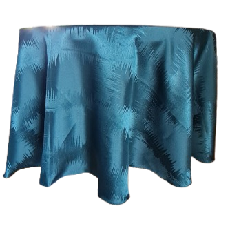 Fata masa brocart verde -tenta albastru