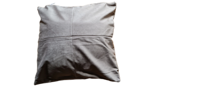 Set 2 fețe pernă catifea gri-maroniu