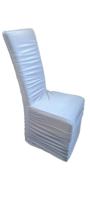 Husa catifea elastica albă