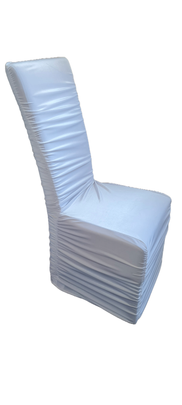 Husa catifea elastica albă