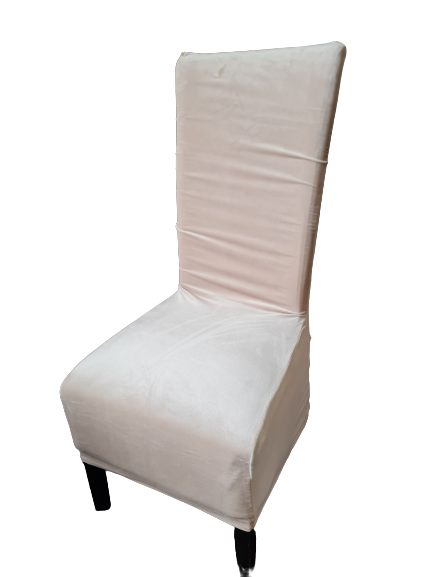 Husa catifea crem pentru scaun München