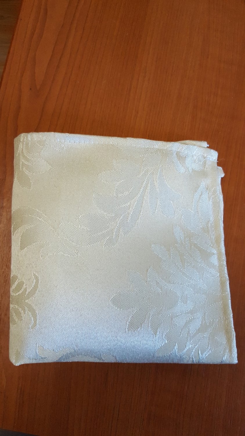 Servet brocart ivory crem 45x45 cm