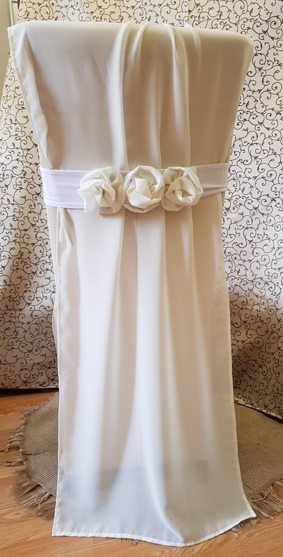 Esarfe elastice cu flori din voal