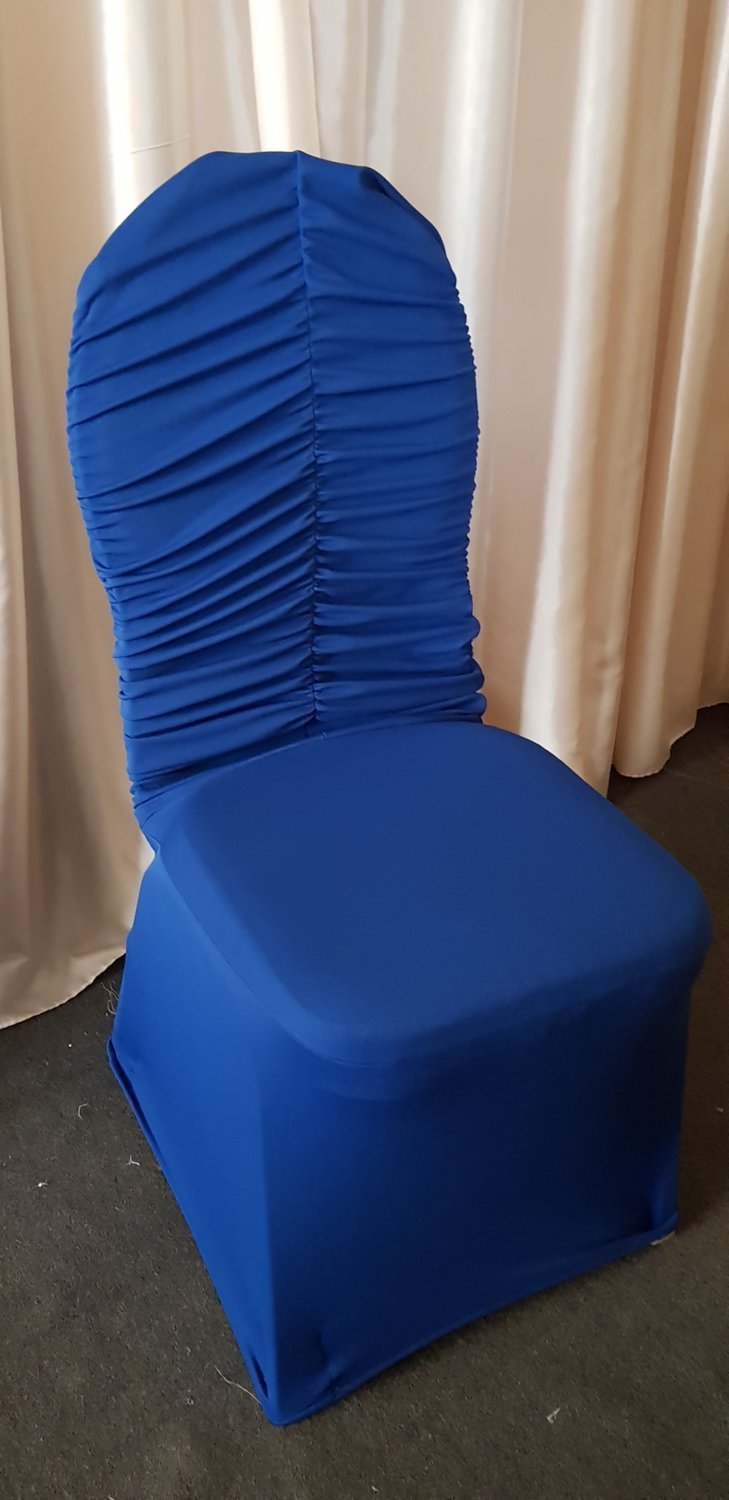 Huse elastice pentru scaune, culoarea albastru