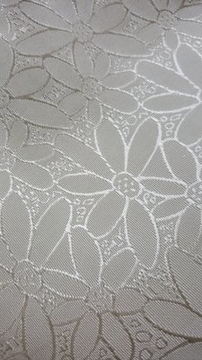 Servet 36x 36 cm brocart ivory flori