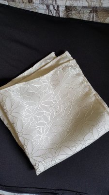 Servet 36x 36 cm brocart ivory flori Servet 36x 36 cm brocart ivory flori