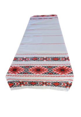 Napron motive traditionale (roșu)