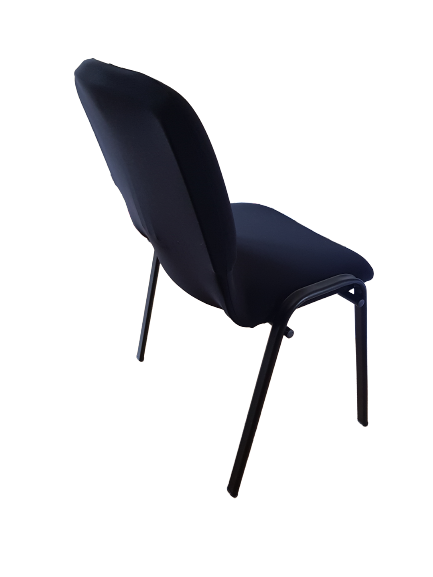 Husa neagra scaun vizitator (1 piesă)