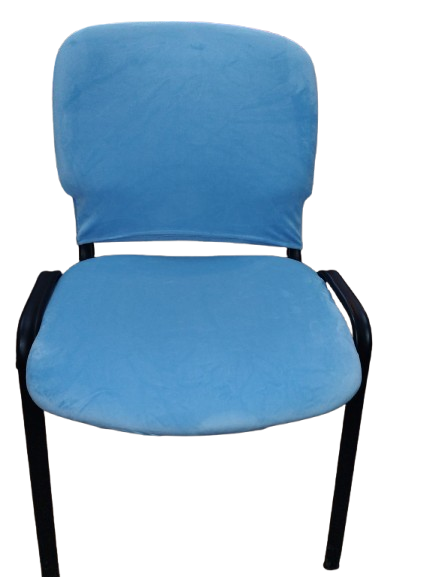 Huse scaun vizitator -  albastru deschis