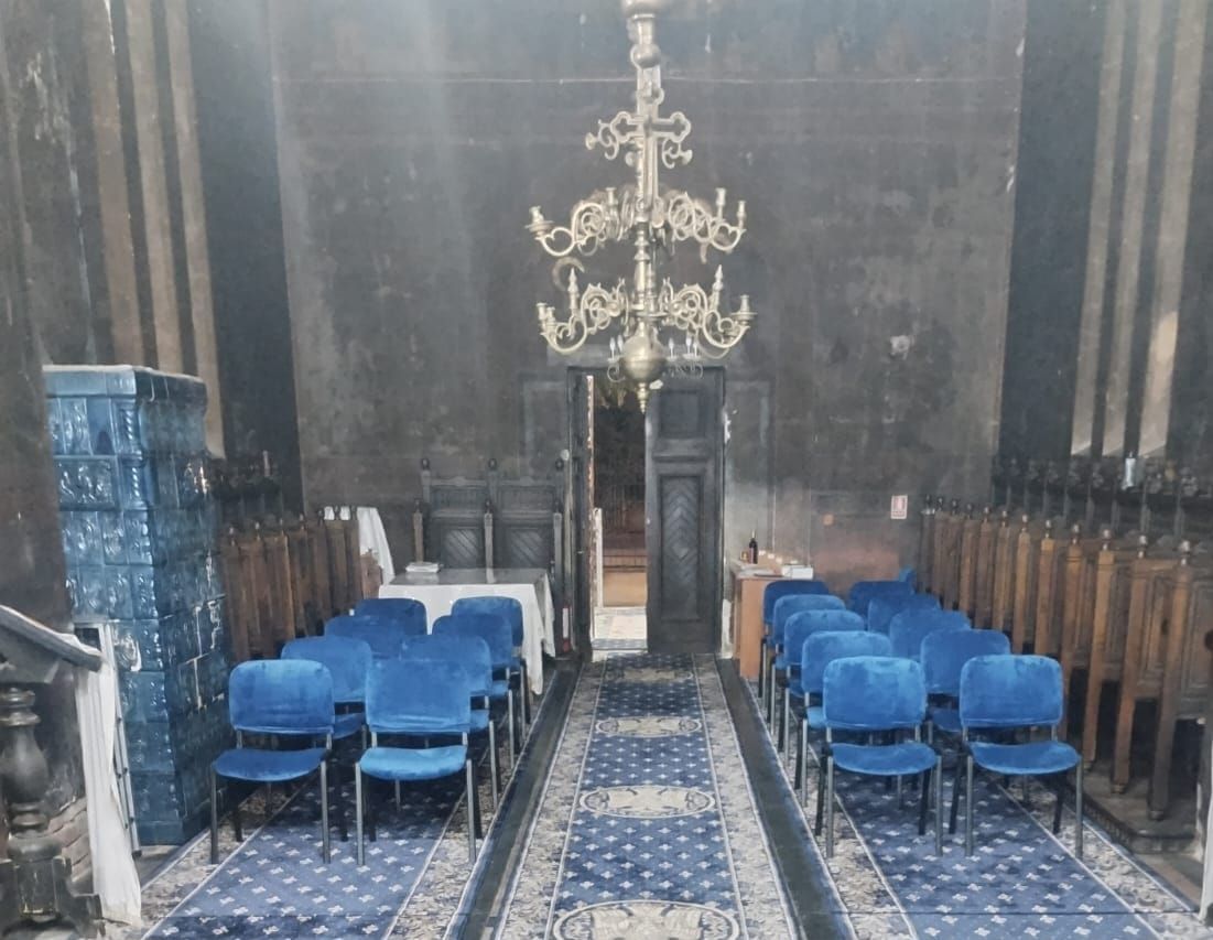 Huse scaun vizitator -  albastru deschis