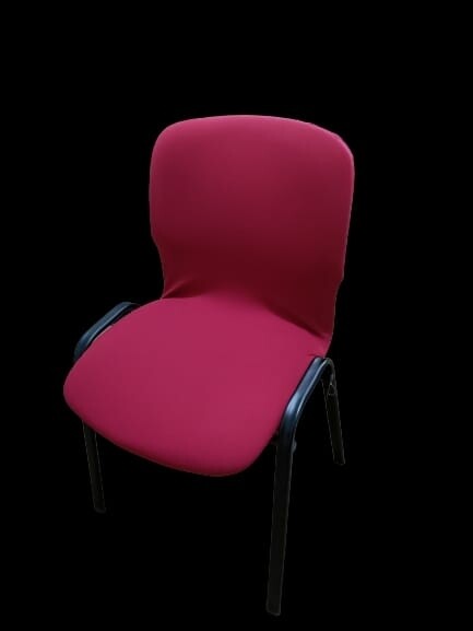 Huse scaun vizitator - crep rosu carmin