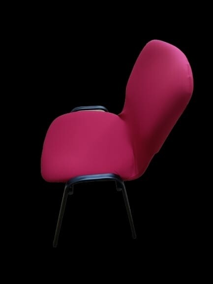 Huse scaun vizitator - crep rosu carmin