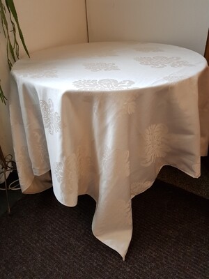 Fata masa 210x210 cm, damasc crem, model spaniol