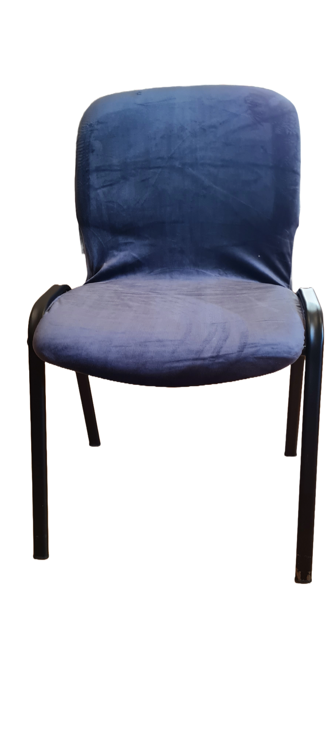 Husă scaun vizitator catifea super-soft gri (diverse tonuri)