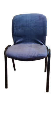 Husă scaun vizitator catifea super-soft gri (diverse tonuri) - 1 piesă