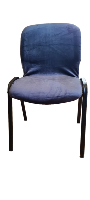 Husă scaun vizitator catifea super-soft gri (diverse tonuri) - 1 piesă