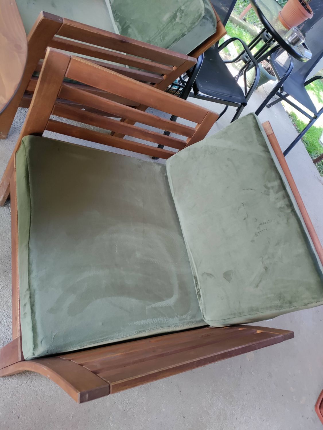 Huse perna fotoliu terasa