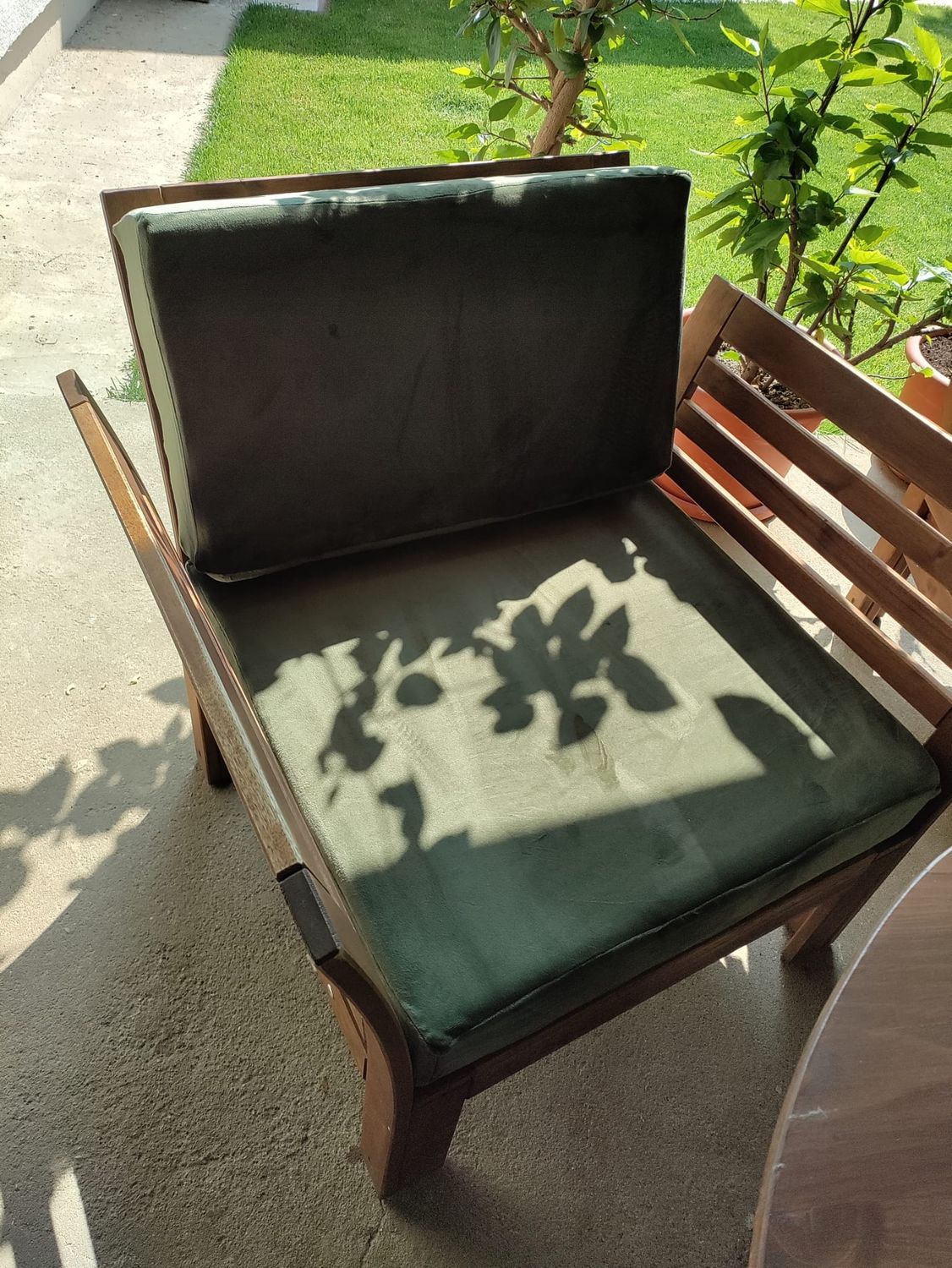 Huse perna fotoliu terasa