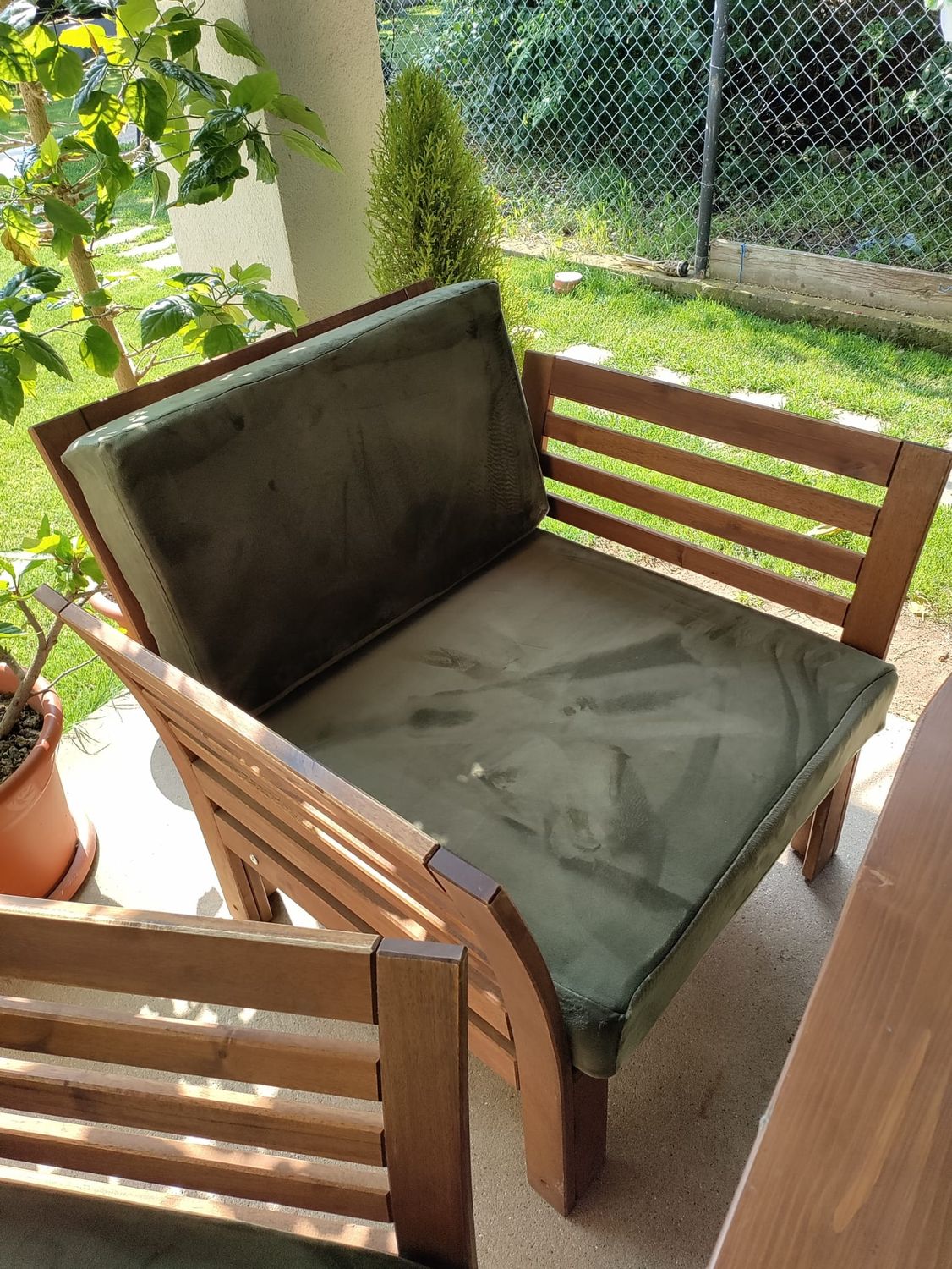 Huse perna fotoliu terasa