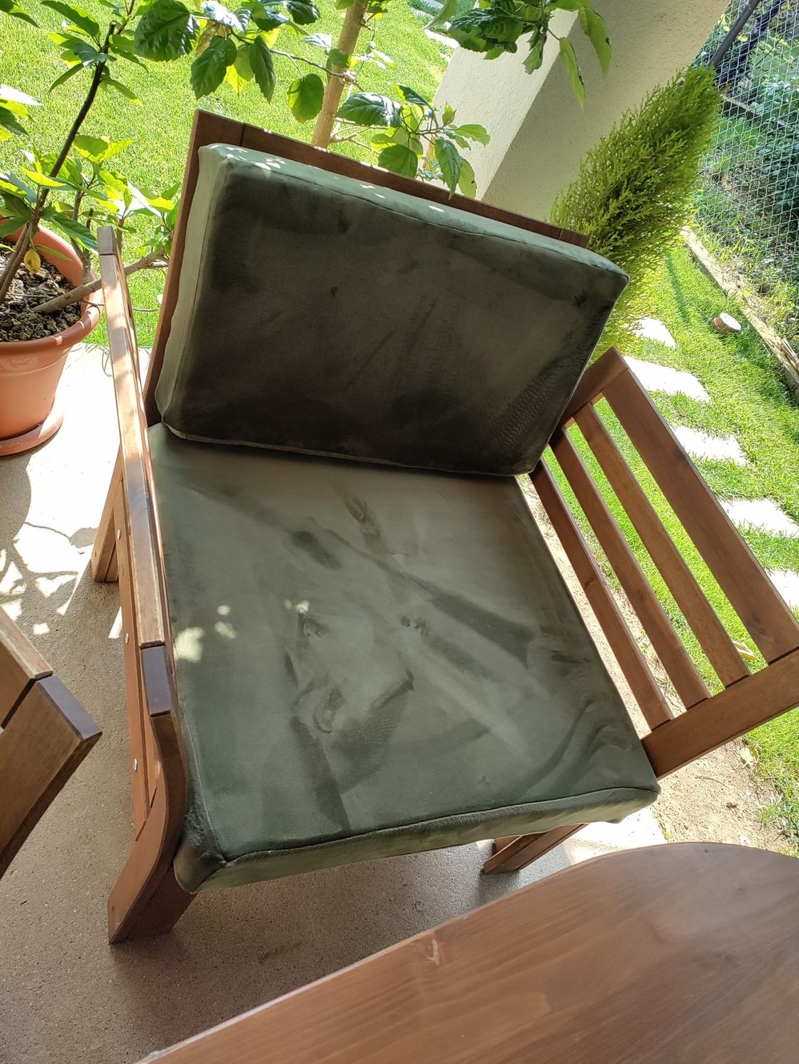 Huse perna fotoliu terasa