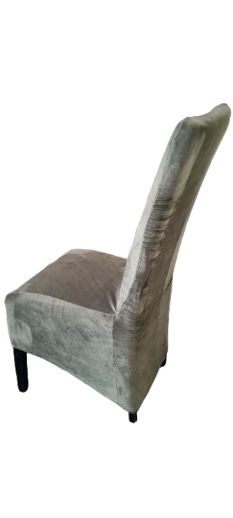 Huse catifea verde kaky pentru scaun model Munchen