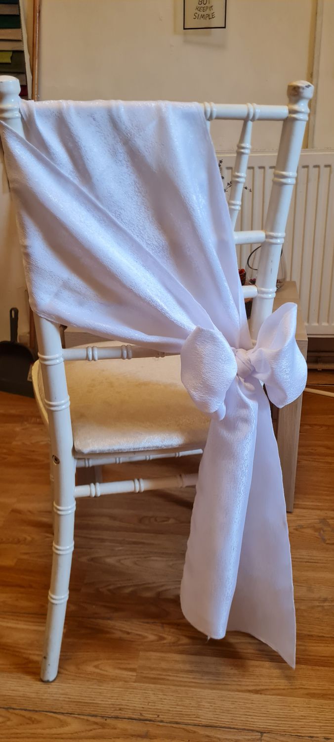 Eșarfe brocart ”cloud dancer”