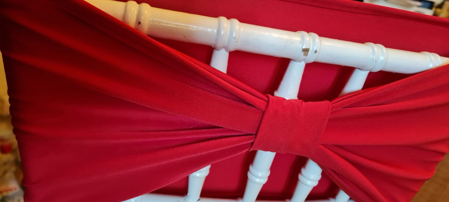 Benzi elastice lycra roșu