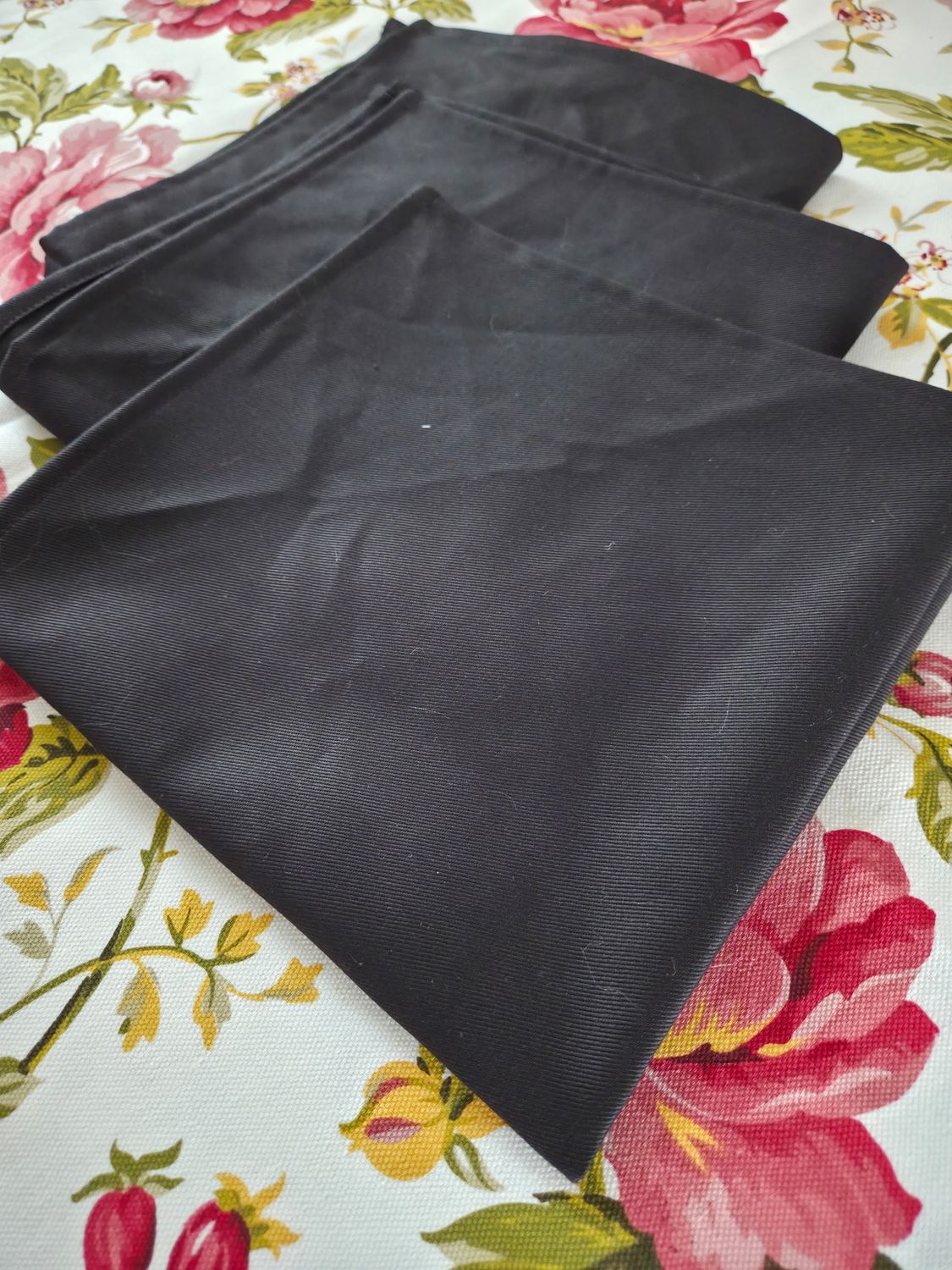 Șervet / ancăr  47x47 cm tercot negru