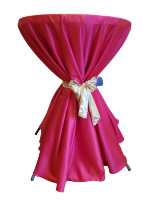 Față masă D300 cm brocart roz fucsia