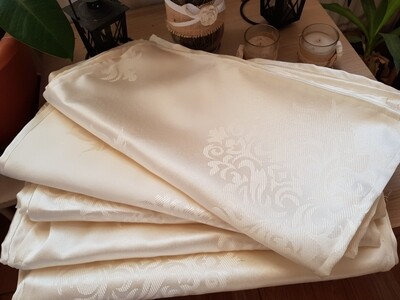Servet 40x40 cm brocard ivory Servet 40x40 cm brocard ivory