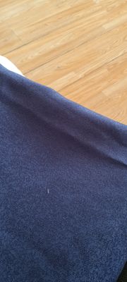 Fata masa diametrul 270 cm, brocart indigo